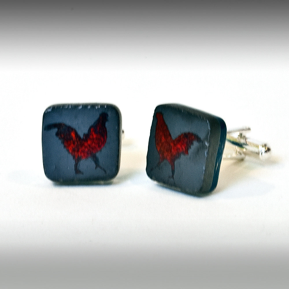 Rooster Cufflinks