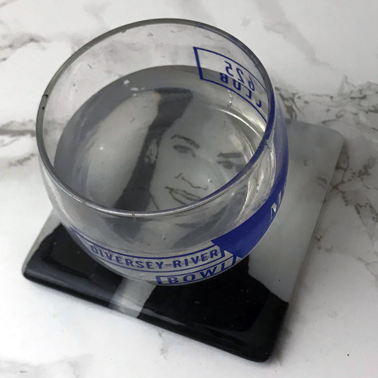 Alexandria Ocasio-Cortez AOC Fused Glass 4" Single Coaster