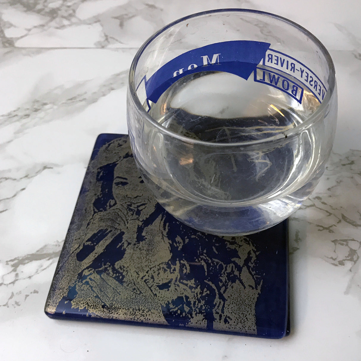 Beyonce Fused Glass 4" Single Coaster