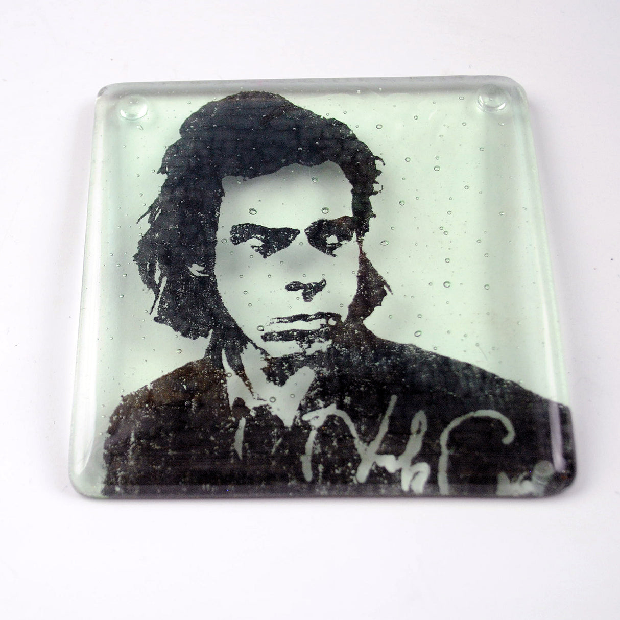 Nick Cave Fused Glass 4" Single Coaster
