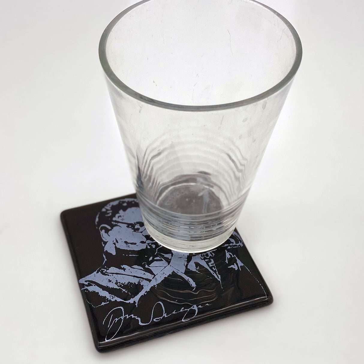 Dizzy Gillespie Fused Glass 4" Single Coaster