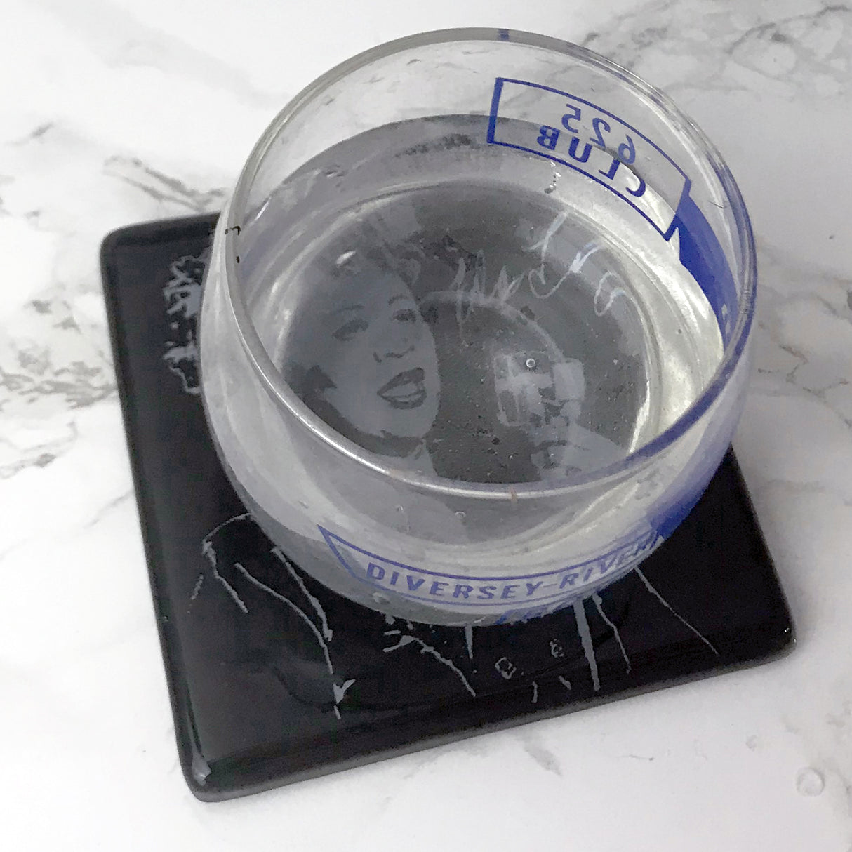 Ella Fitzgerald Fused Glass 4" Single Coaster