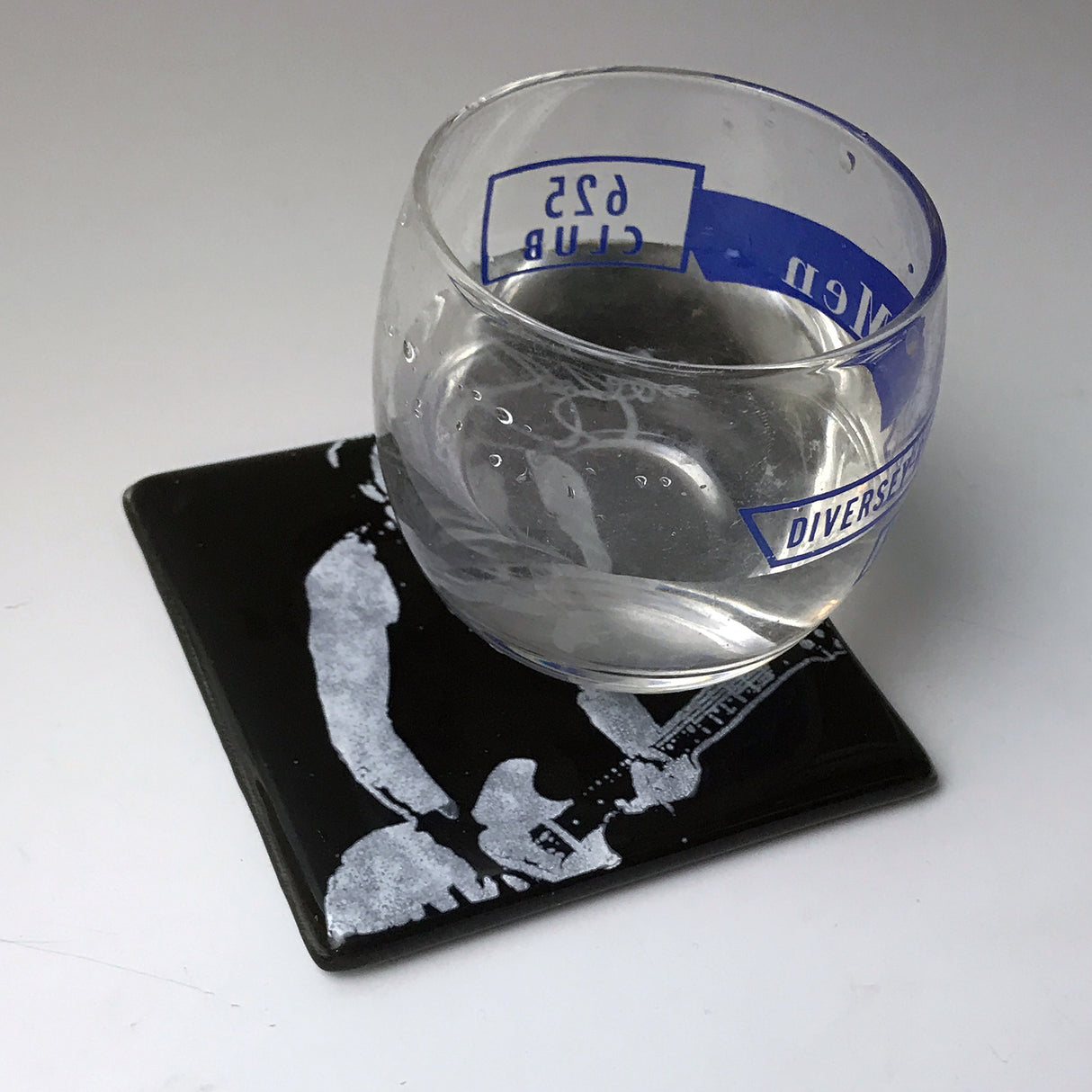 Joan Jett Fused Glass 4" Single Coaster