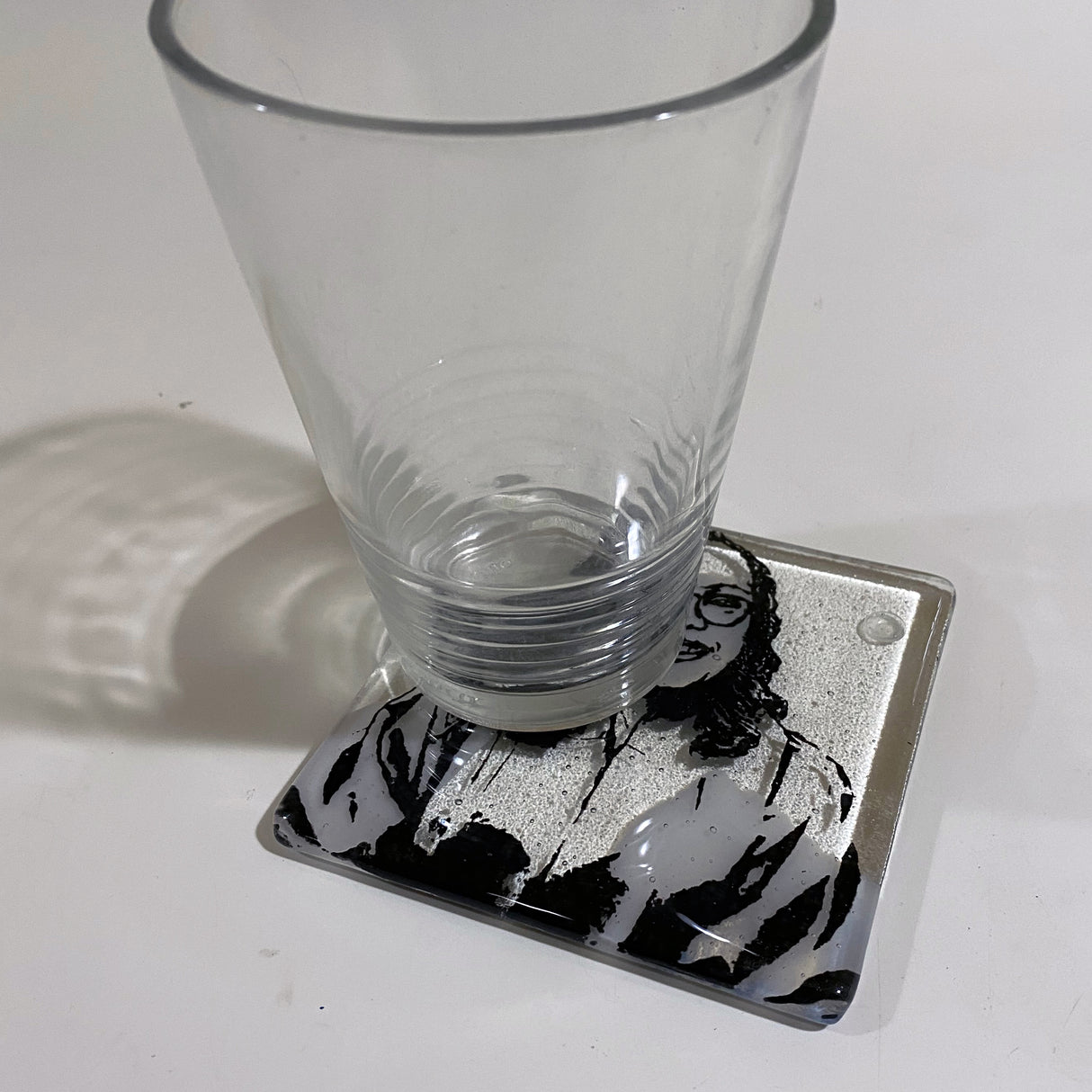 Supreme Court Justice Ketanji Brown Jackson Fused Glass 4" Single Coaster