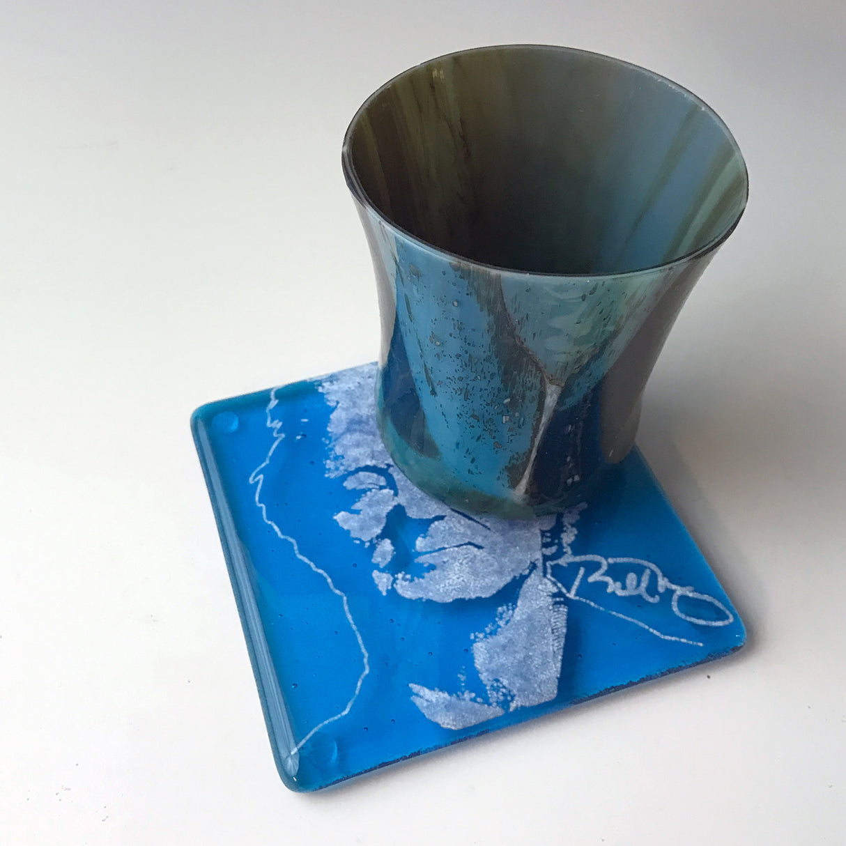 Bill Murray Fused Glass 4" Single Coaster