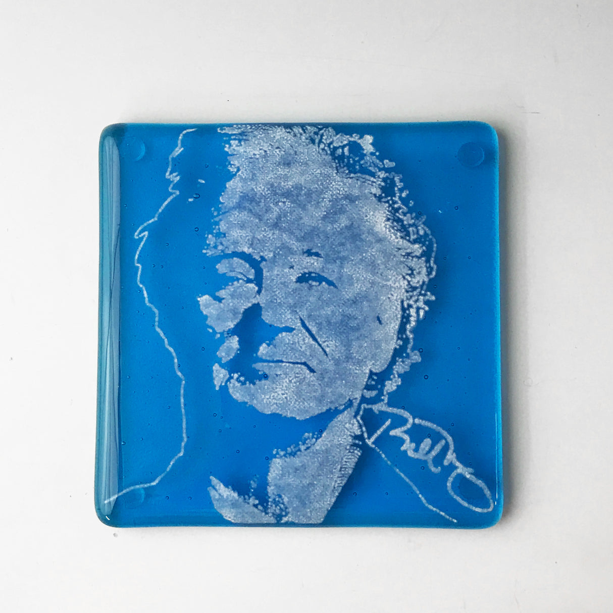 Bill Murray Fused Glass 4" Single Coaster