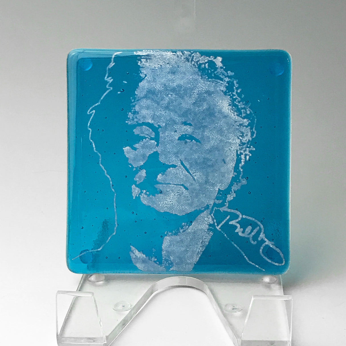 Bill Murray Fused Glass 4" Single Coaster