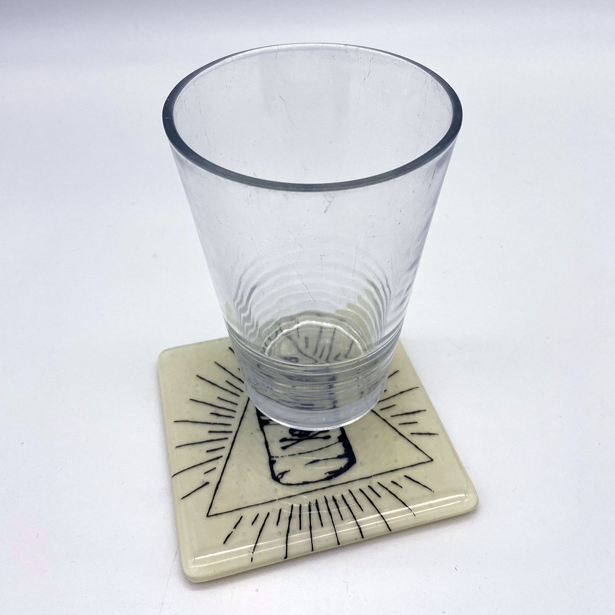 Potion Mystical Fused Glass 4" Single Coaster