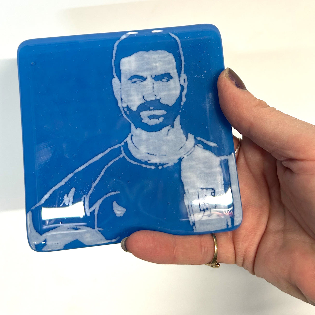 Roy Kent from Ted Lasso | Brett Goldstein 4" Single Coaster