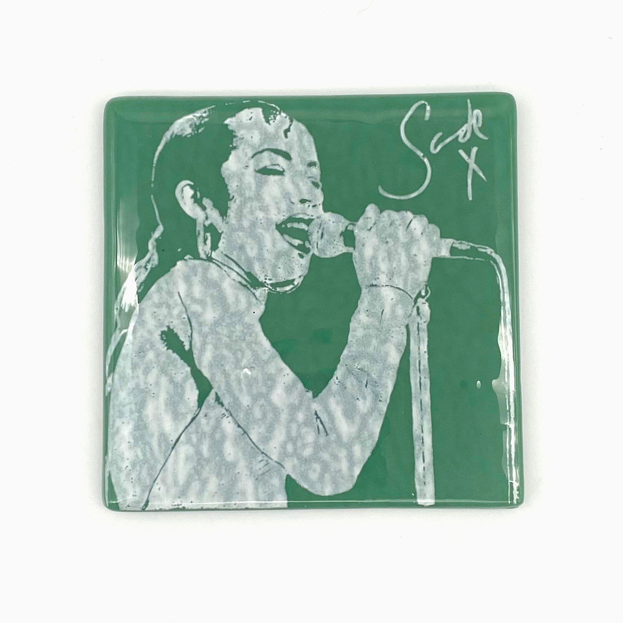 Sade Fused Glass 4" Single Coaster