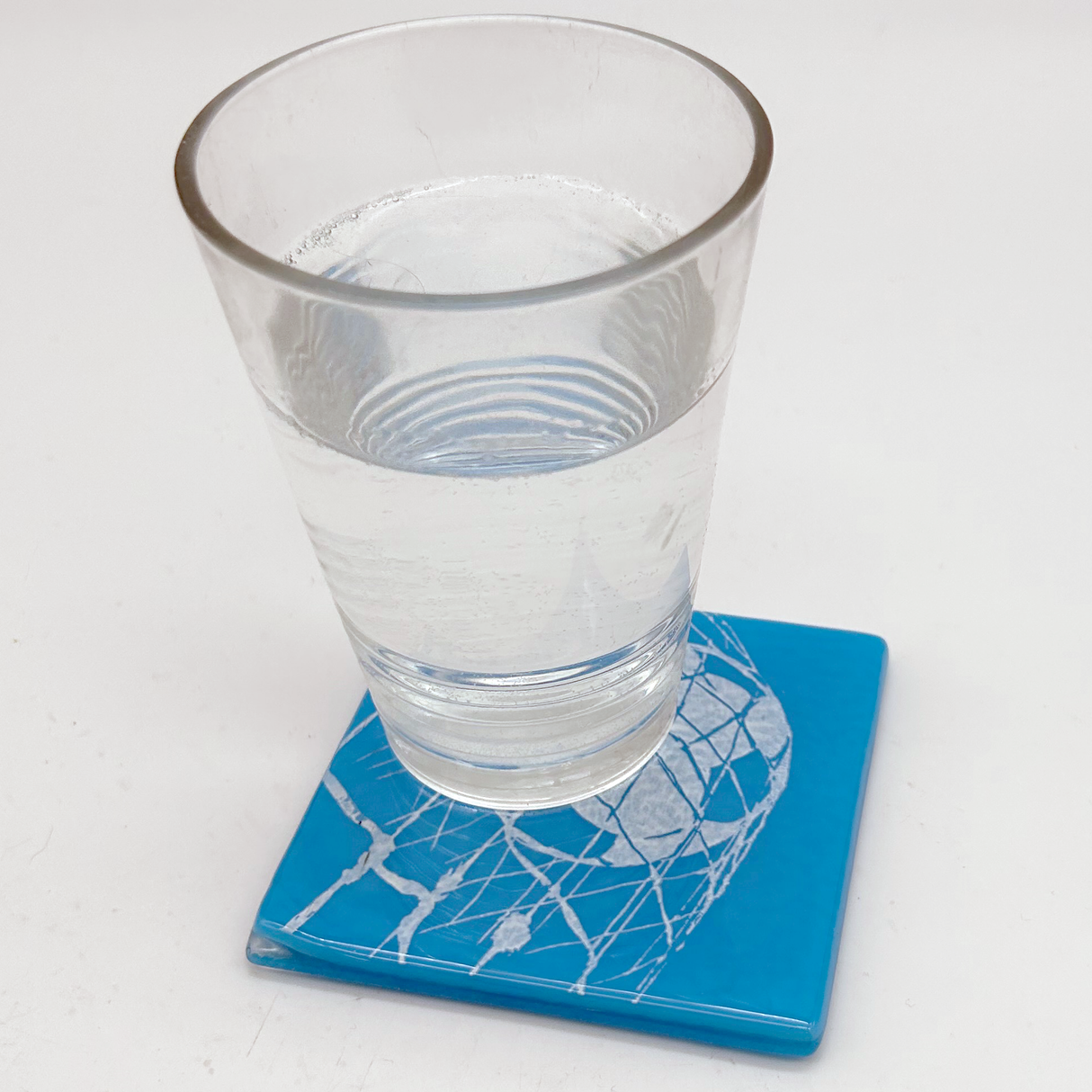 Soccer / Futbol  Fused Glass 4" Single Coaster