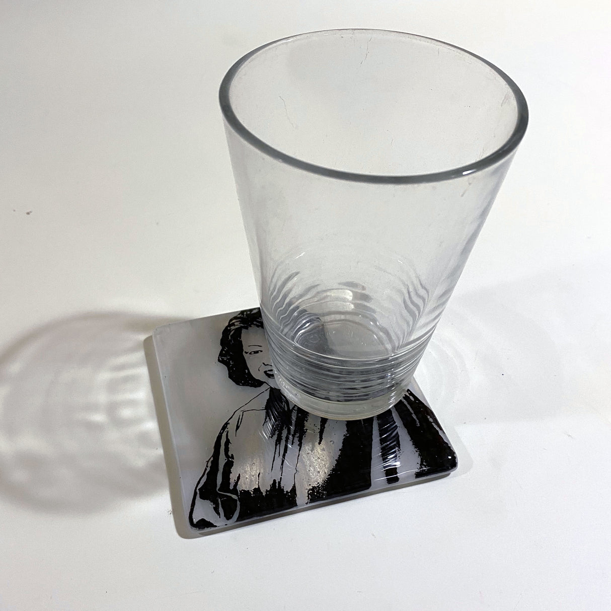 Sonia Sotomayor  Fused Glass 4" Single Coaster