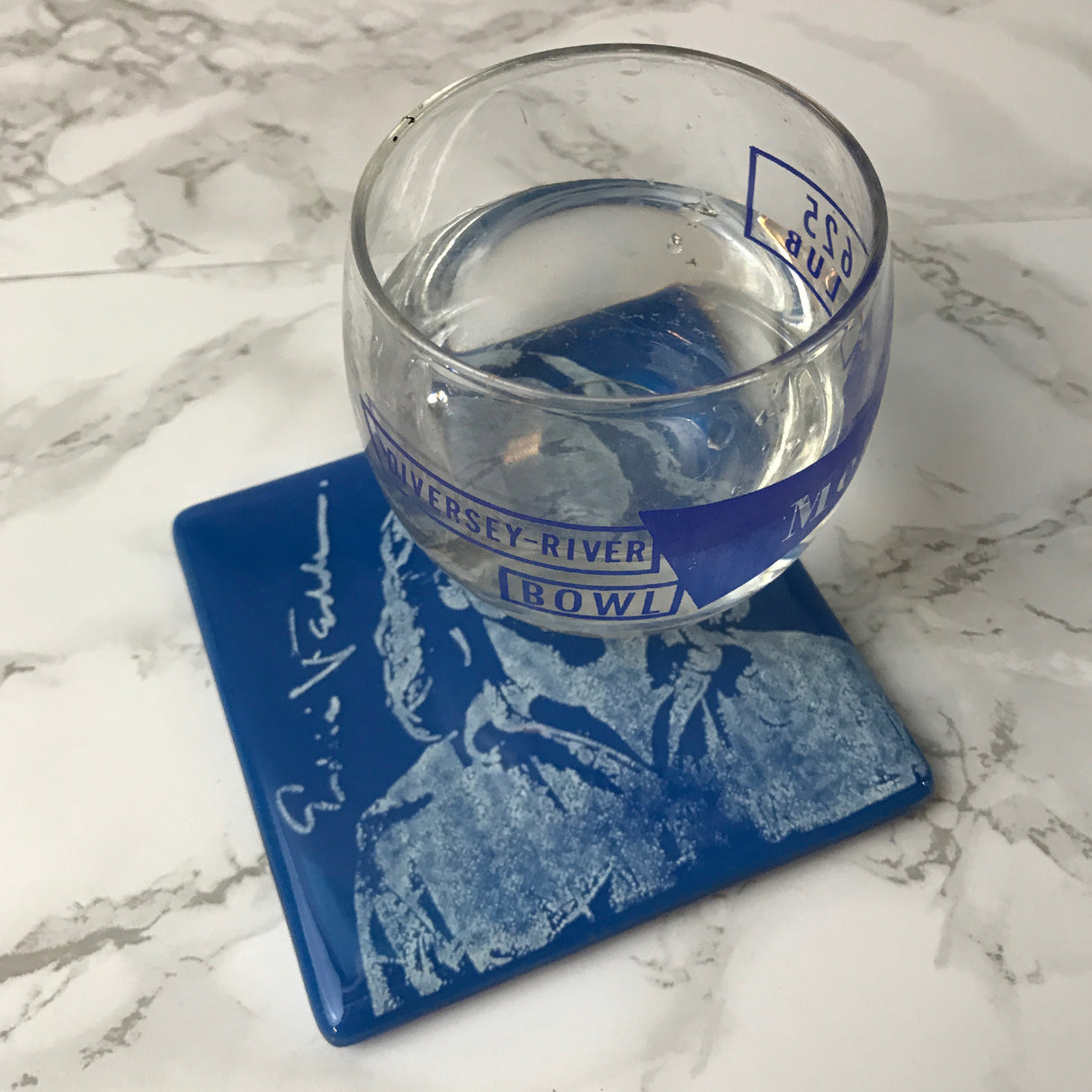 Eddie Vedder Fused Glass 4" Single Coaster