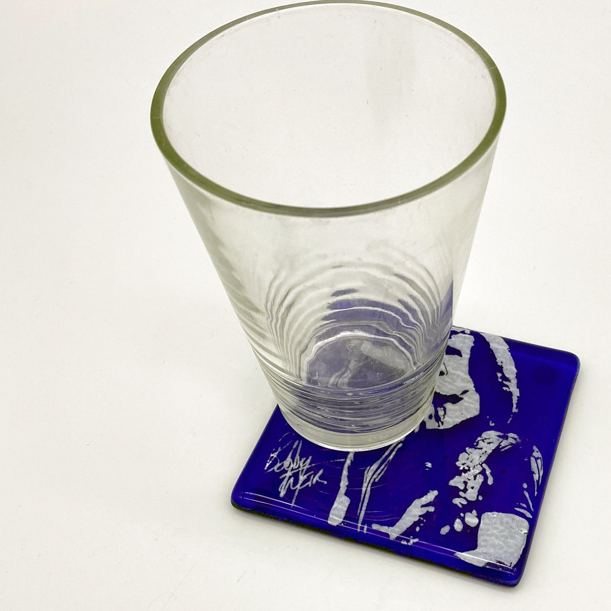 Bob Weir Fused Glass 4" Single Coaster