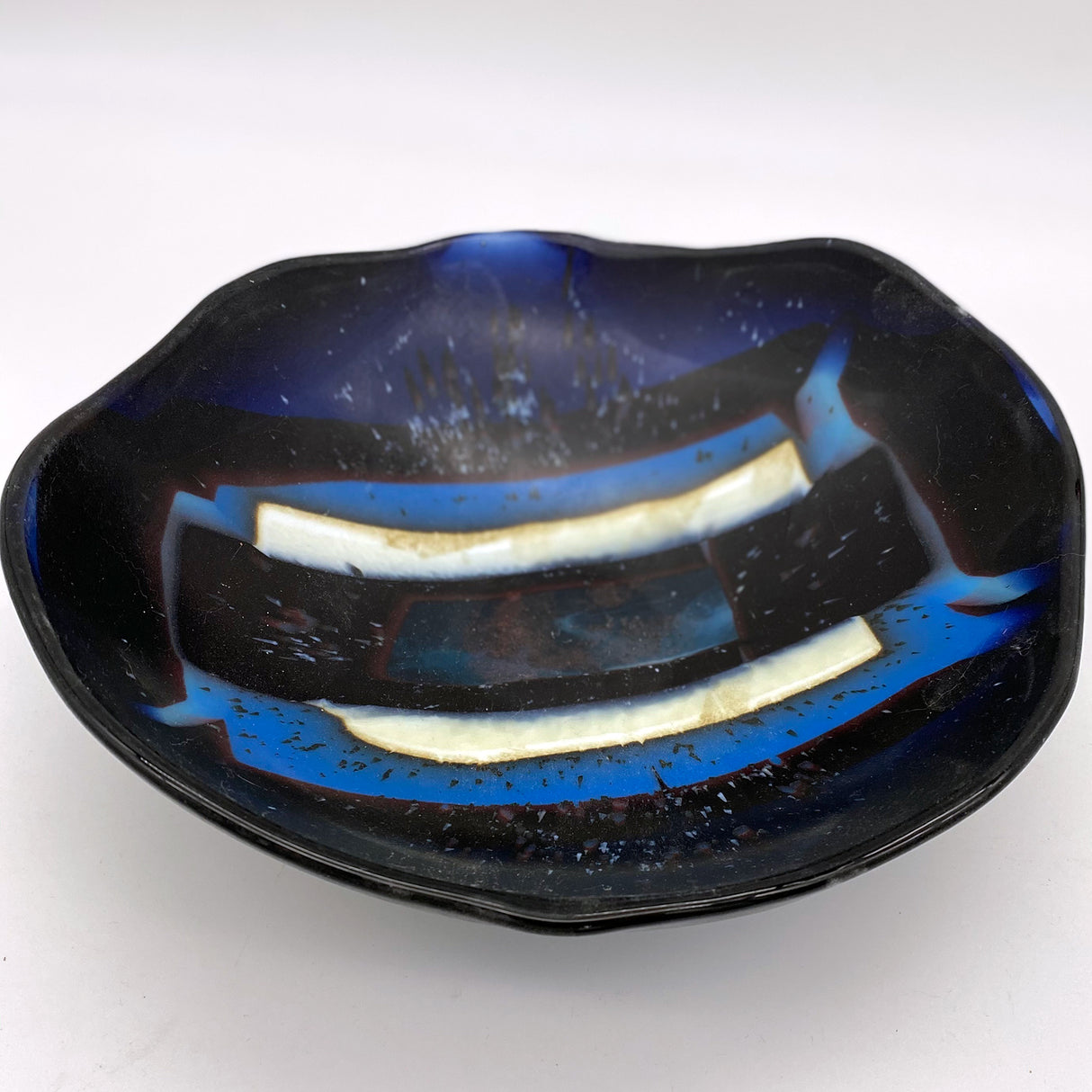 Large Bowl - One of a Kind, Deep Blues
