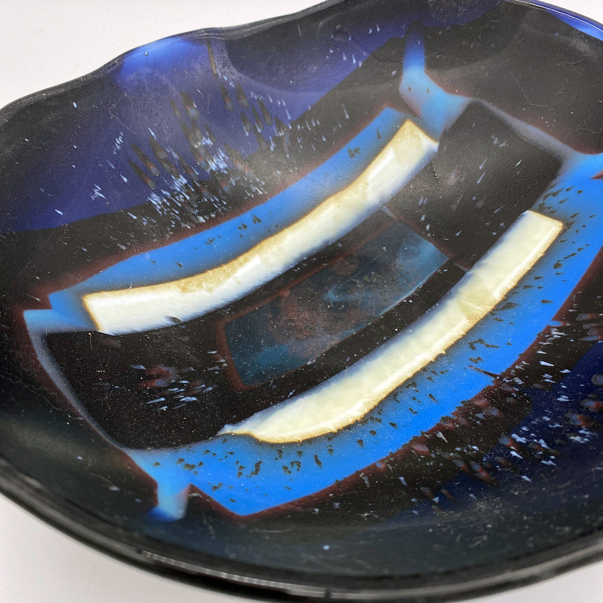 Large Bowl - One of a Kind, Deep Blues