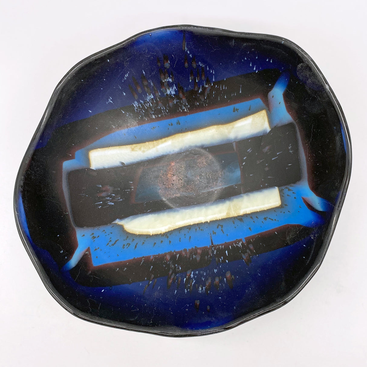 Large Bowl - One of a Kind, Deep Blues