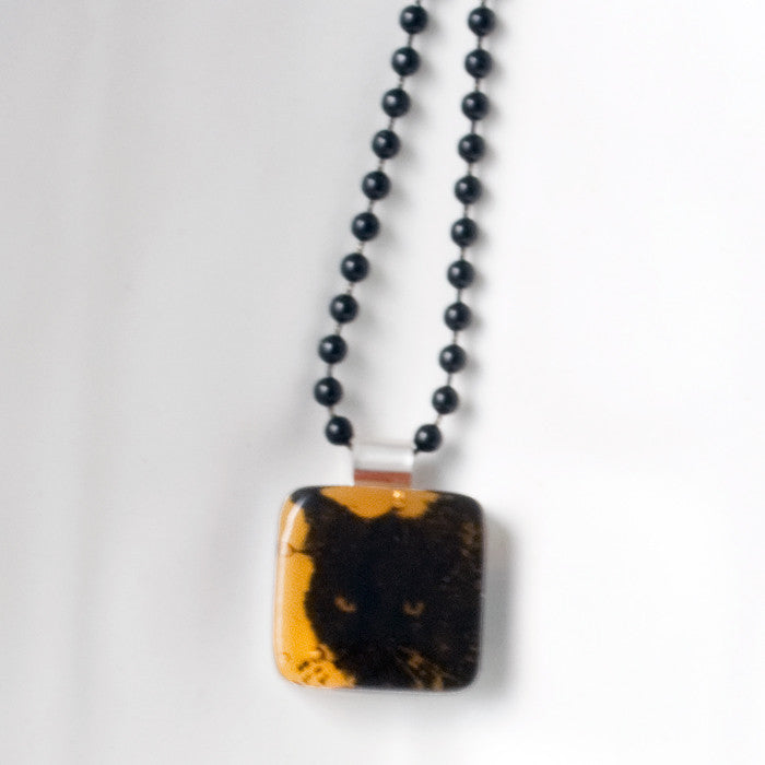 Black Cat Mini Necklace