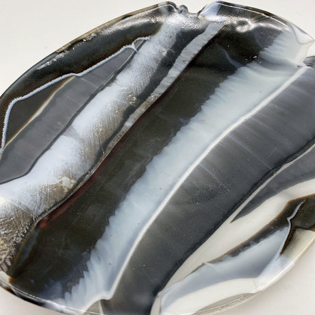 Serving Plate - One of a Kind, Black-White Stripe