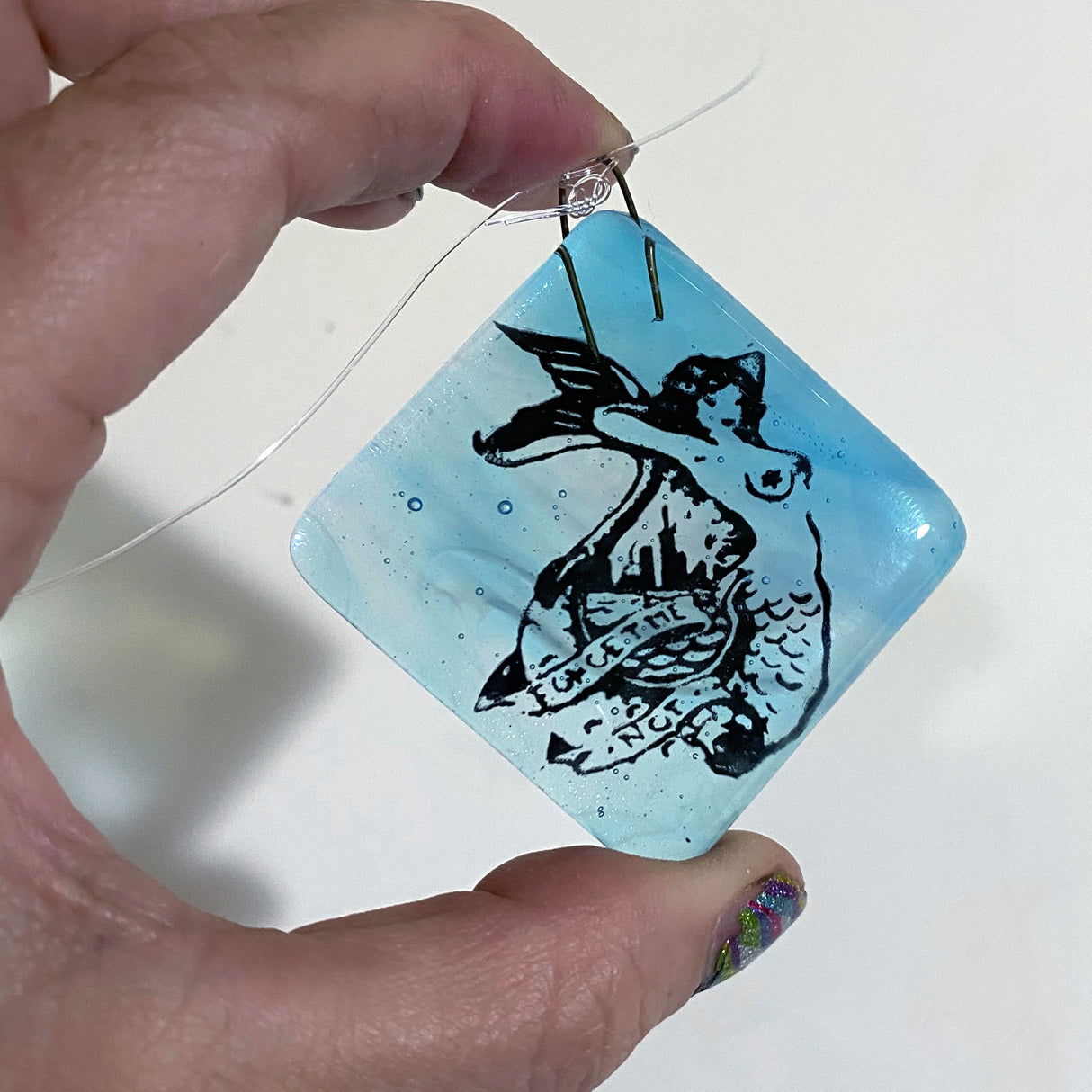 Mermaid Tattoo Single Sun Catcher