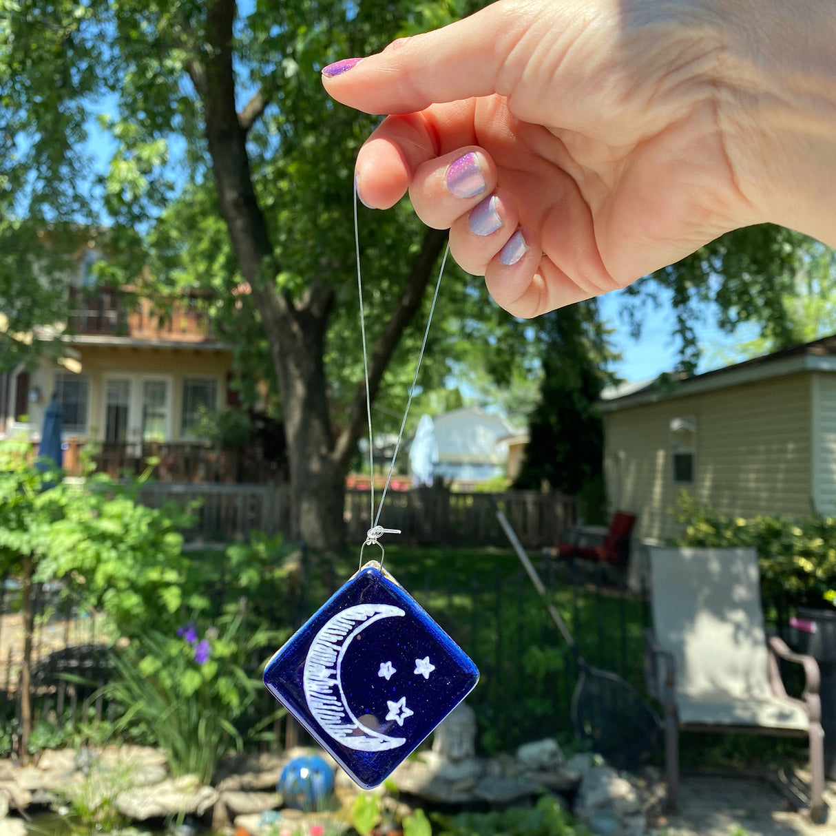 Half Moon Single Sun Catcher