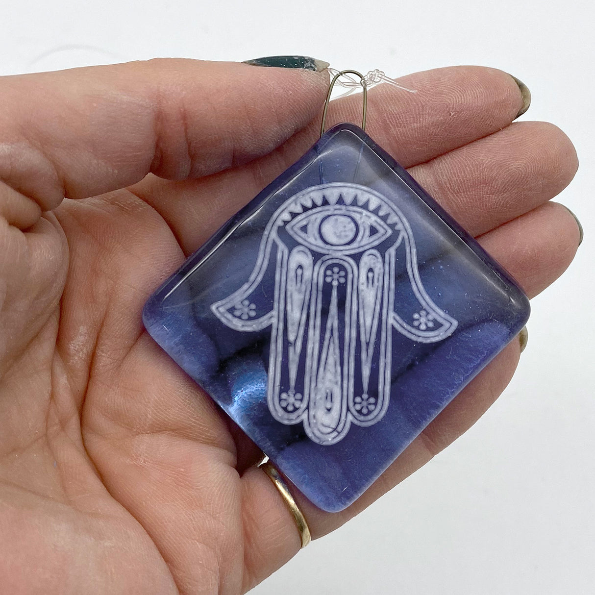 Hamsa Single Sun Catcher