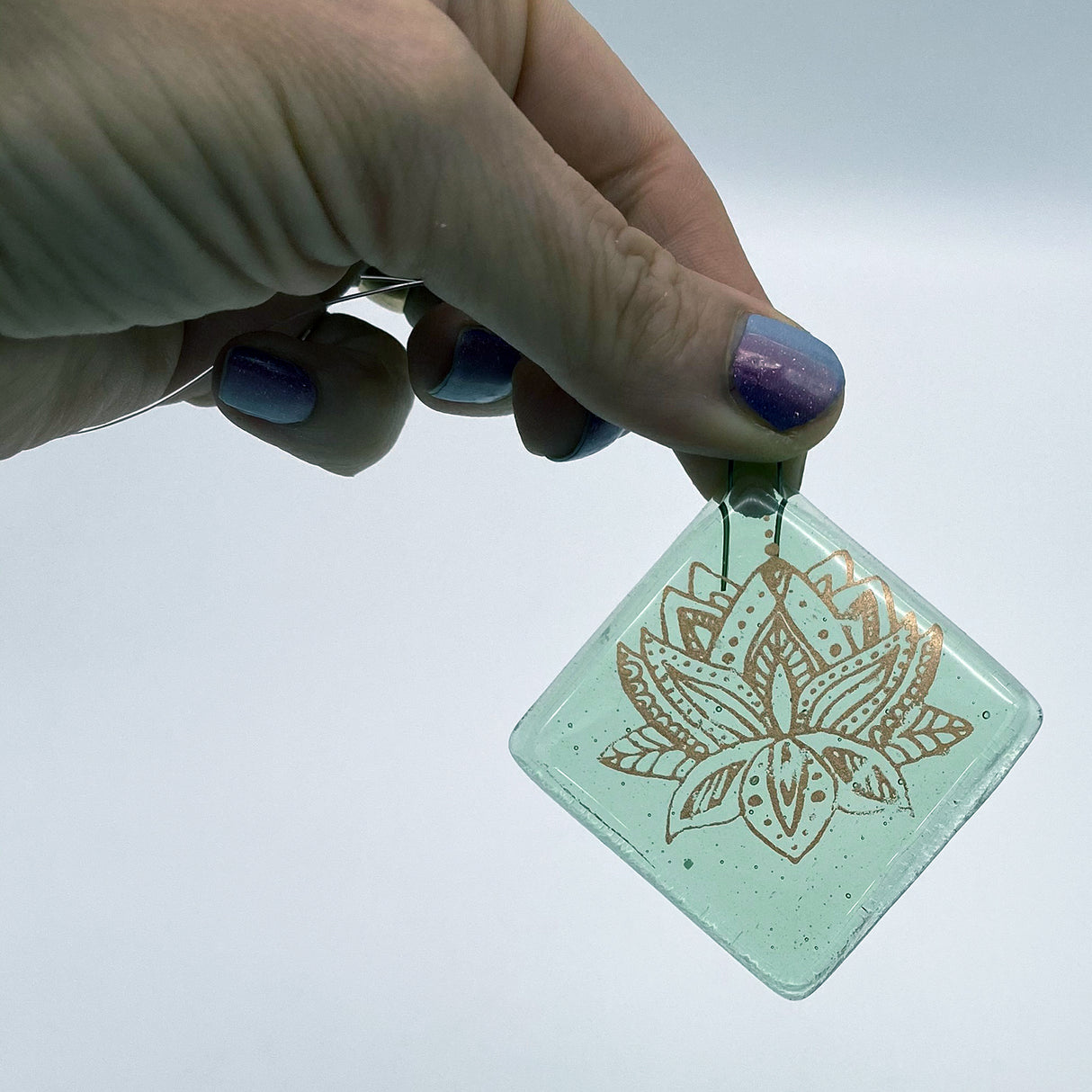 Lotus Single Sun Catcher