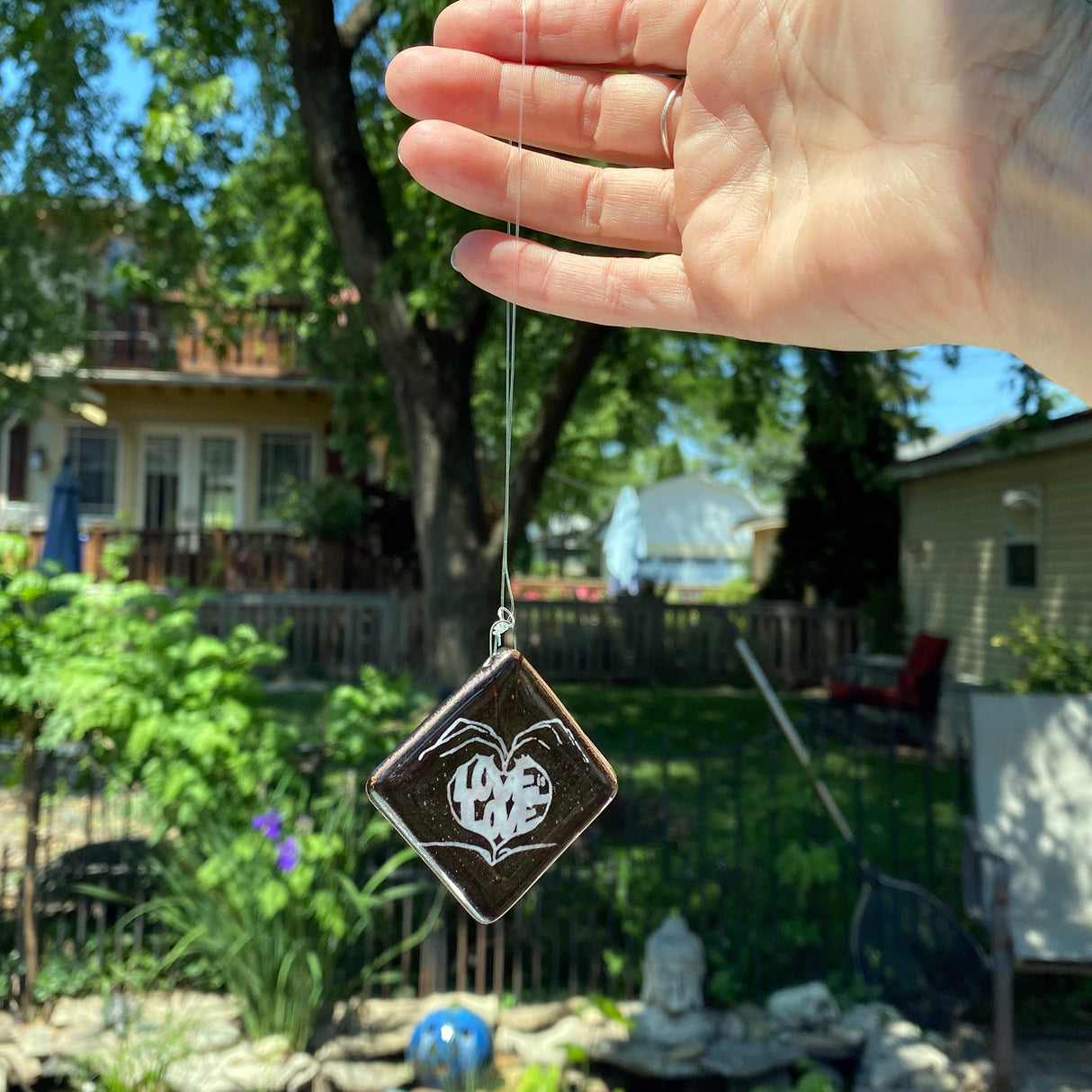 Love is Love Single Sun Catcher