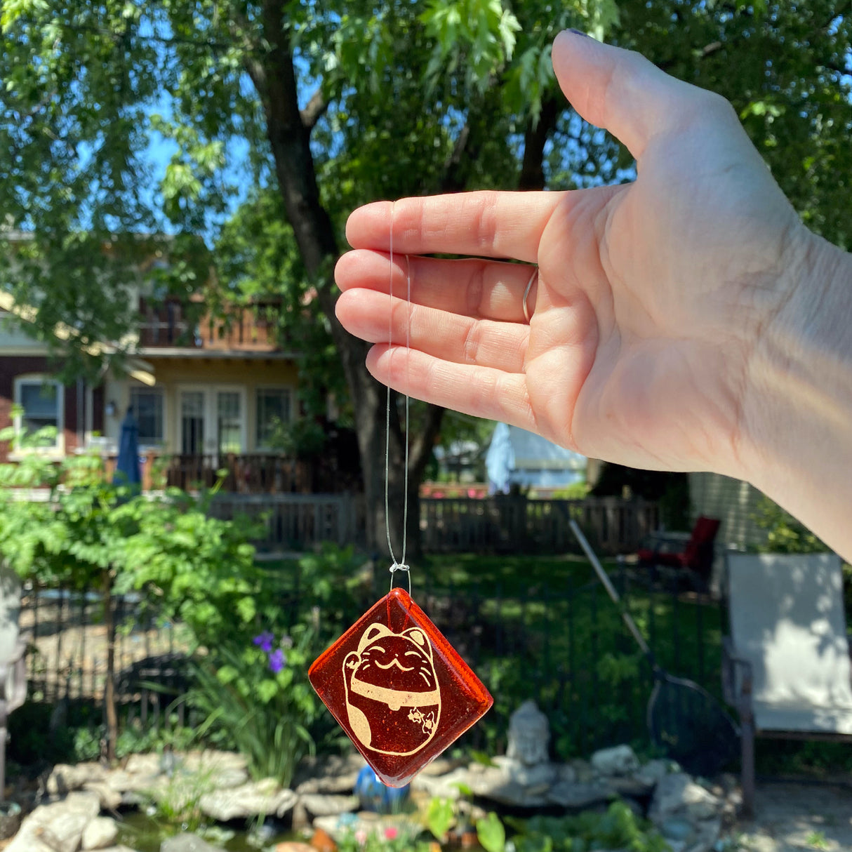 Maneki Neko Single Sun Catcher