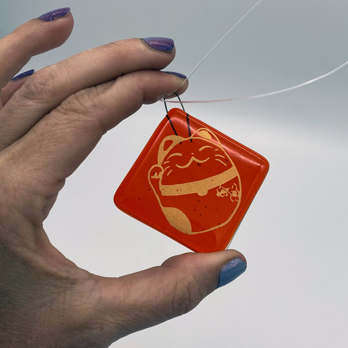 Maneki Neko Single Sun Catcher