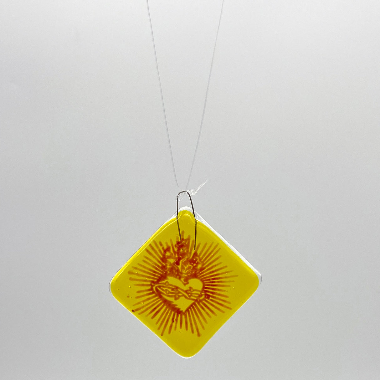 Sacred Heart Single Sun Catcher