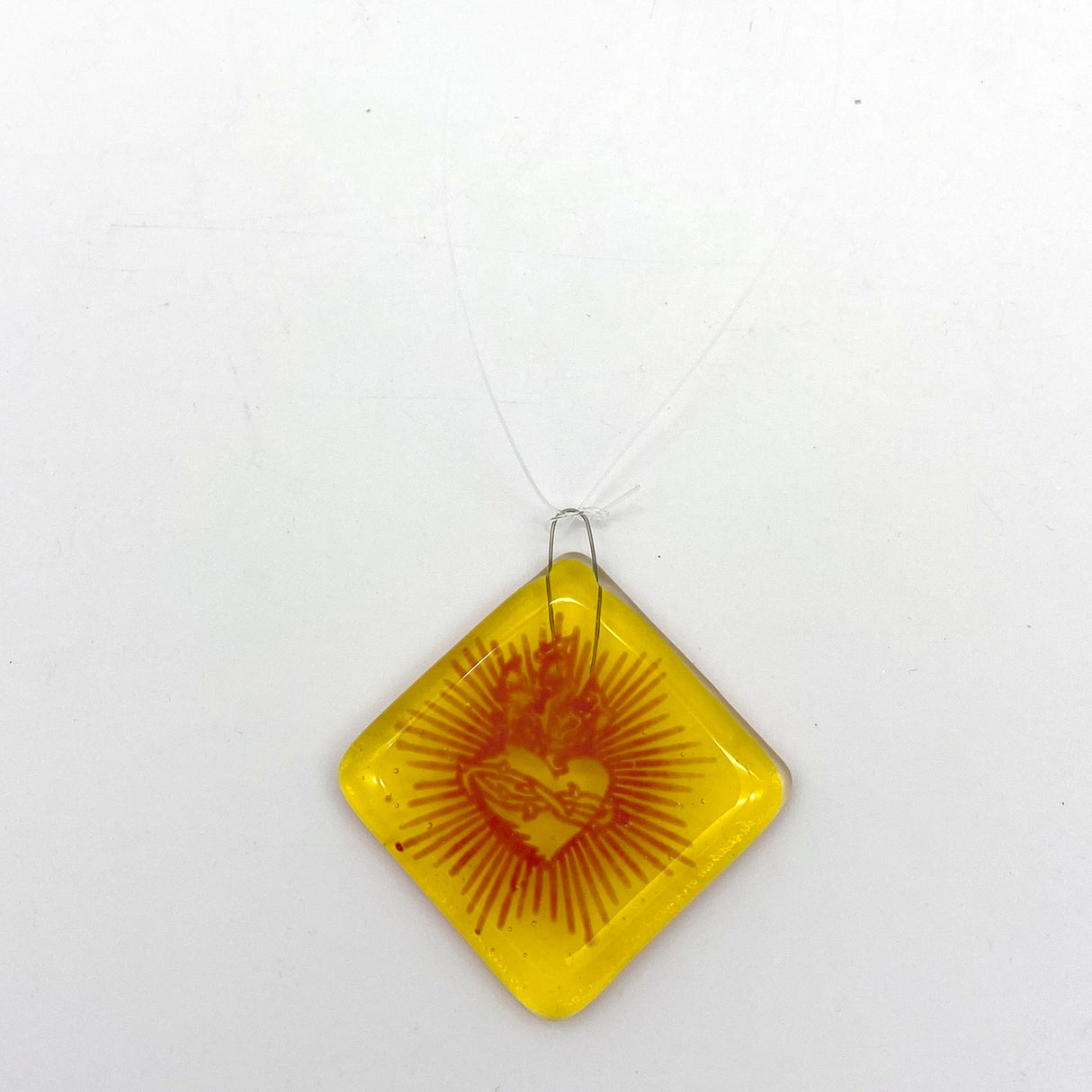 Sacred Heart Single Sun Catcher