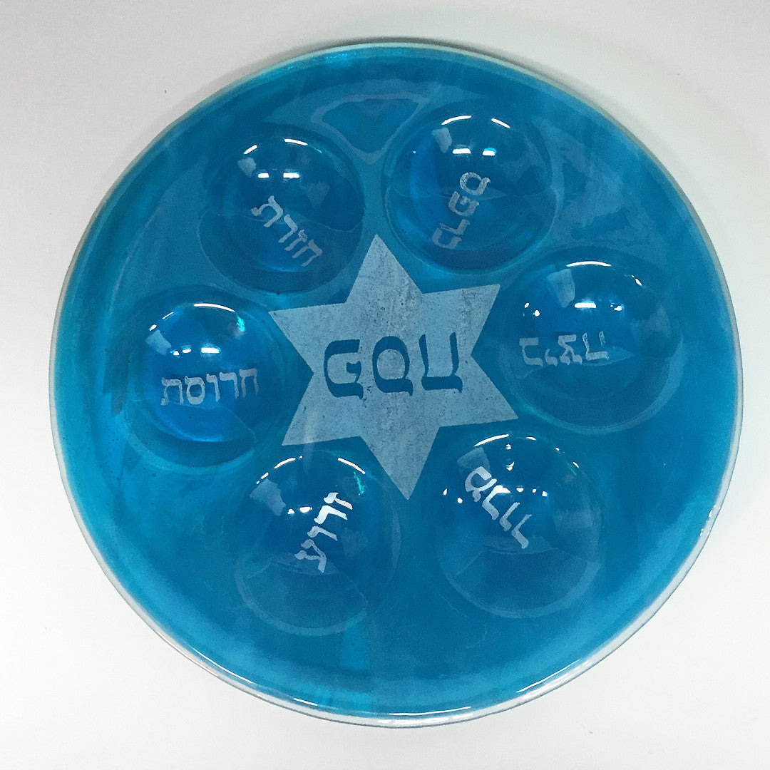 Round Seder Plate - made to order
