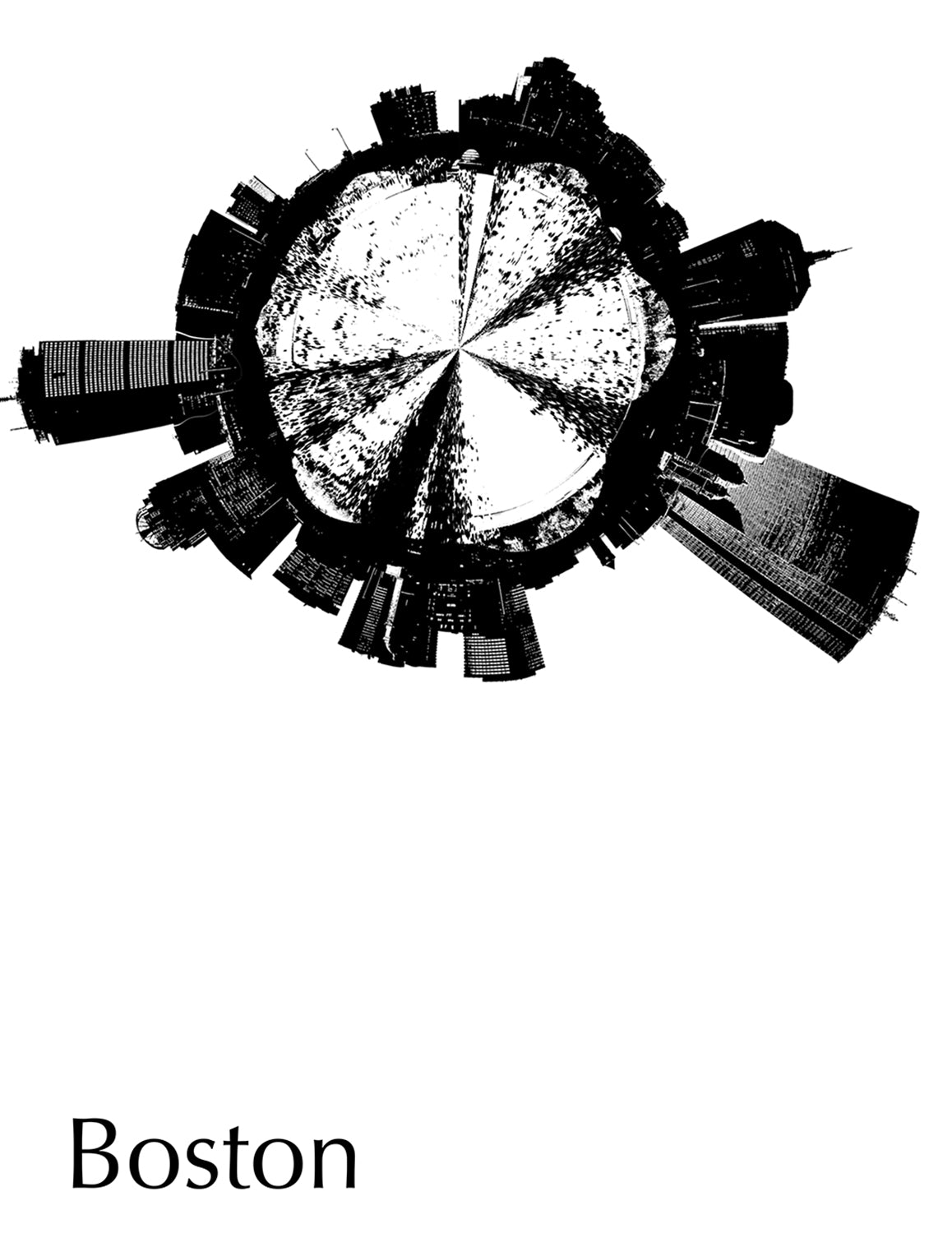 Custom Large City Skyline Bowl Made to Order