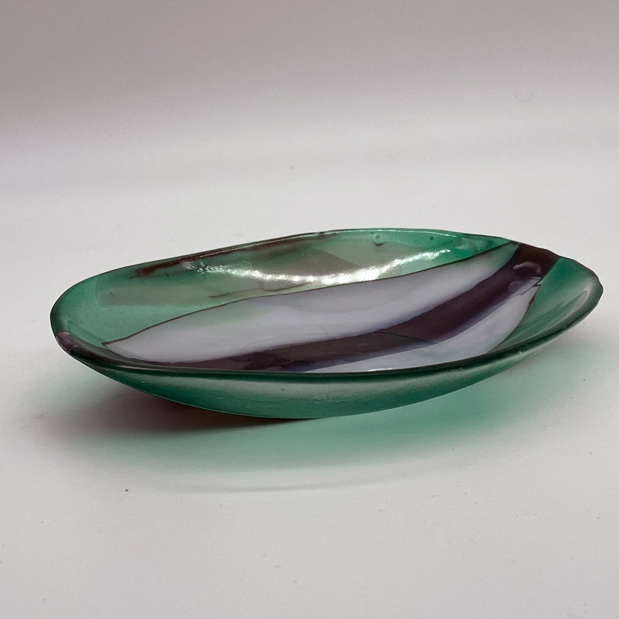 Little Bowl - One of a Kind, Emerald-White