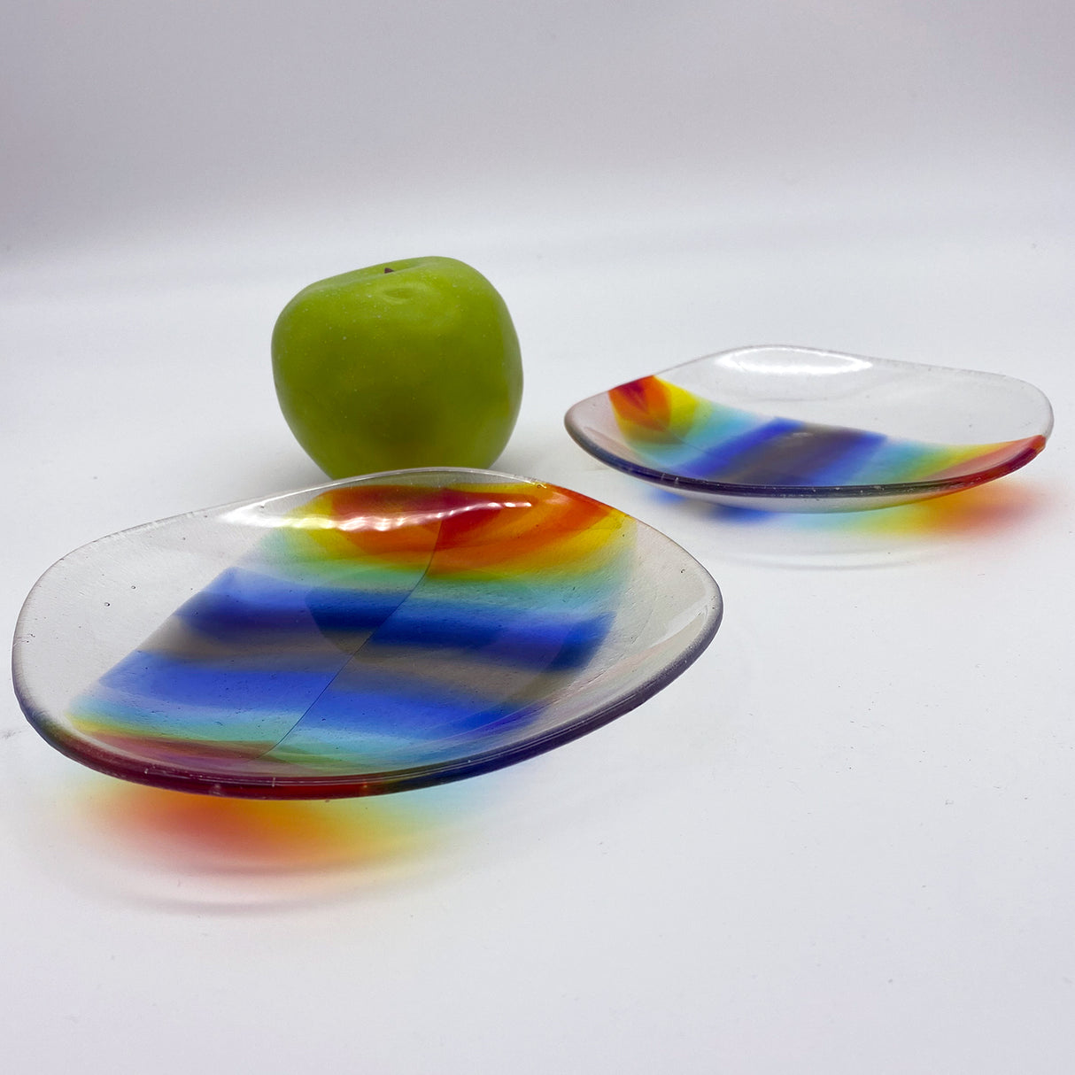 Little Bowls - One of a Kind, Rainbow Duo Nesting Set