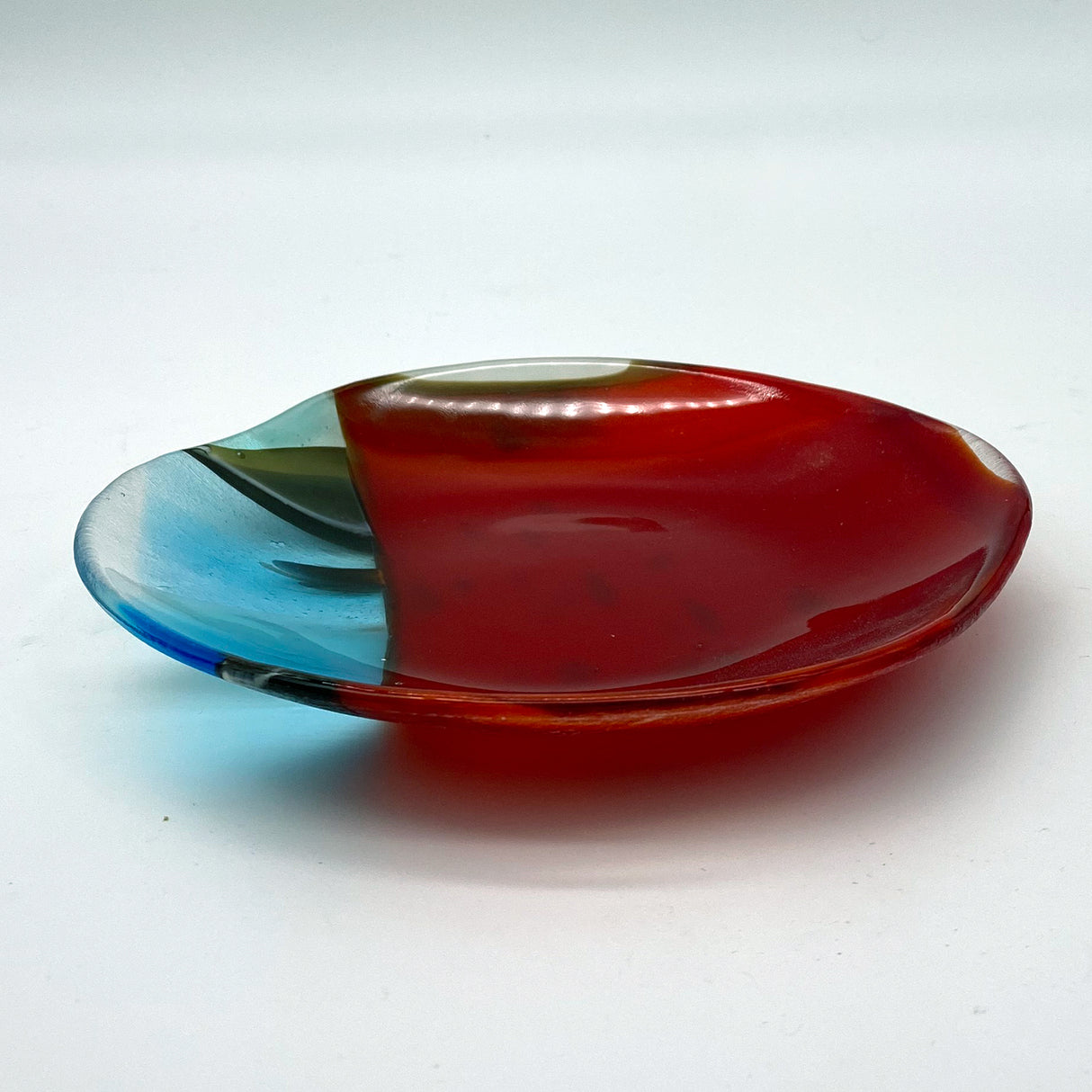 Little Bowl - One of a Kind, Red-Turquoise