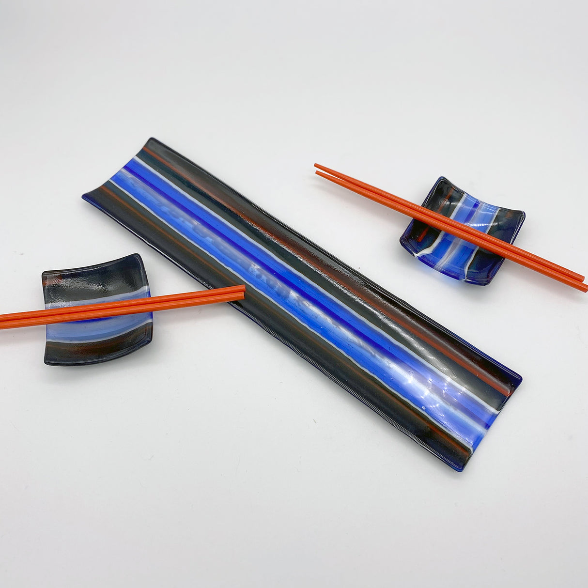 Sushi Platter - One of a Kind, Blue Stripes