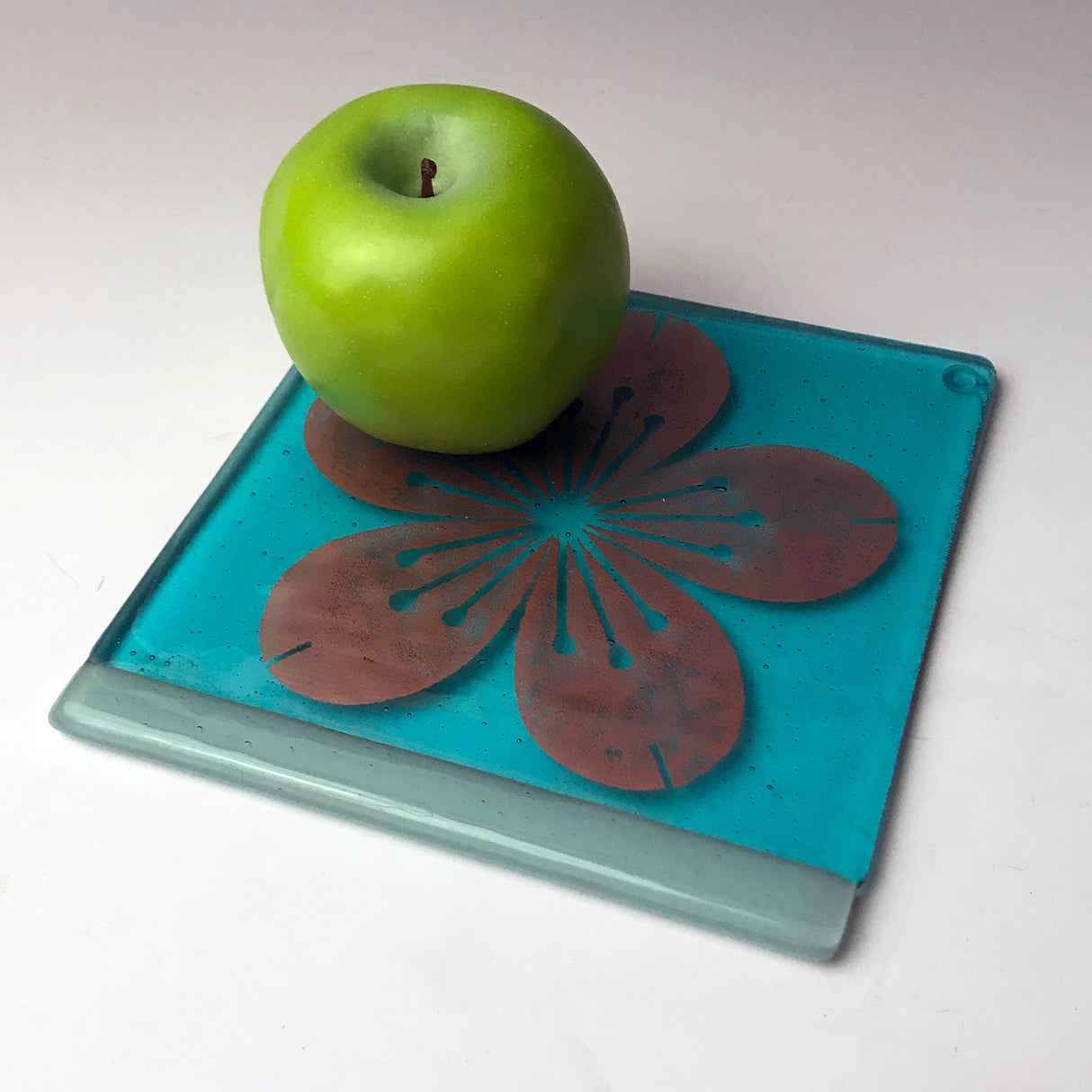 Sakura Fused Glass 6" Trivet