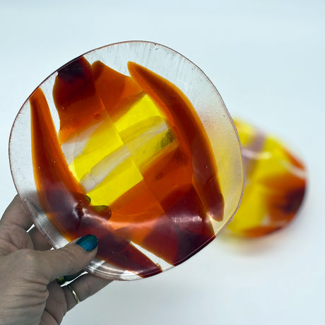 Little Bowls - One of a Kind, Warm Duo Nesting Set