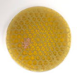 Honeybee Fused Glass Large Round Serving Platter * Made to order