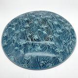Koi Fused Glass Large Round Serving Platter * Made to order