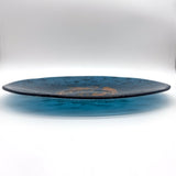 Koi Fused Glass Large Round Serving Platter * Made to order