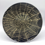 Mystical Web Fused Glass Large Round Serving Platter * Made to order