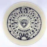 Witchy Ouija Board Fused Glass Large Round Serving Platter * Made to order