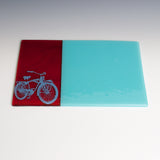 a piece of paper with a picture of a bike on it