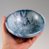 Dandelion Fused Glass 5" Small Bowl
