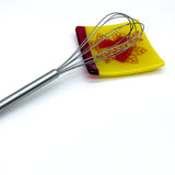 LOVE Tattoo 4.5" Handmade Fused Glass Catch-all Dish