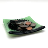 Seattle Coffee Fused Glass Catch-all Dish - made to order