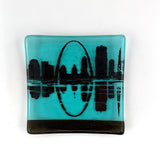St. Louis Skyline 4.5" Fused Glass Catch-all Dish